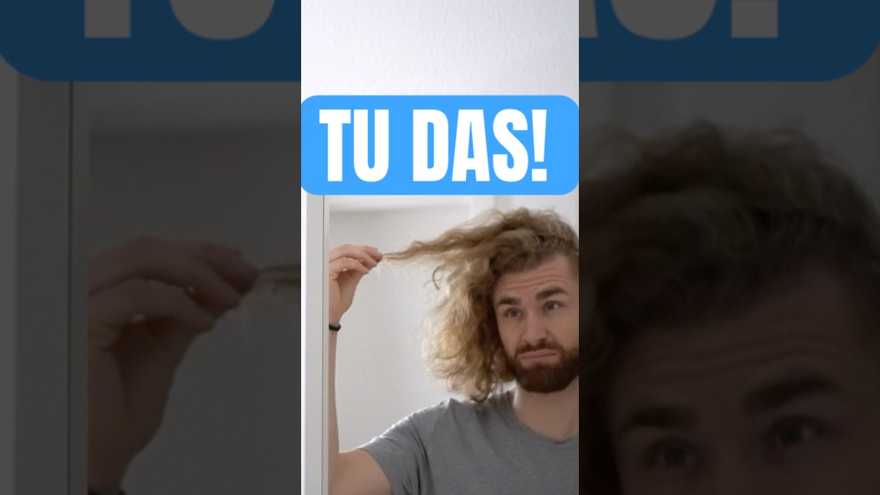 TROCKENE Haare? 😫 DAS kannst du gegen trockene Haare tun! #shorts