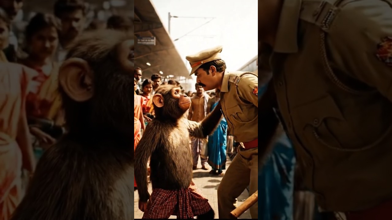 "Helpless Monkey's Pain 😢: A Cry for Justice! 