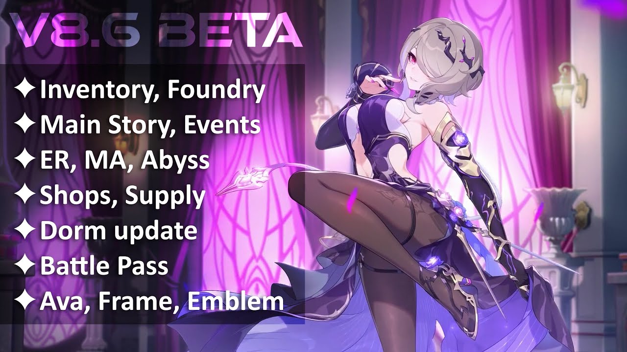 V8.6 Beta - Anything New