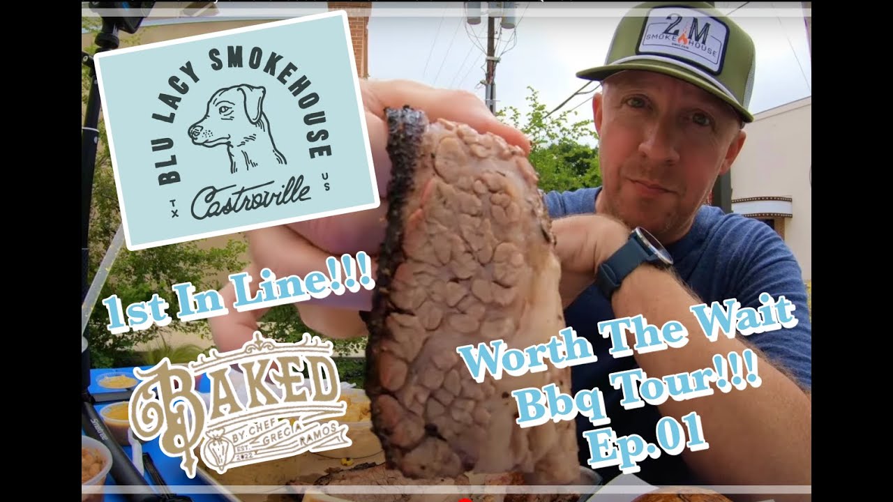 Ep.01 : 1st In Line At Blu Lacy Smokehouse & Baked!!! Worth The Wait BBQ Tour