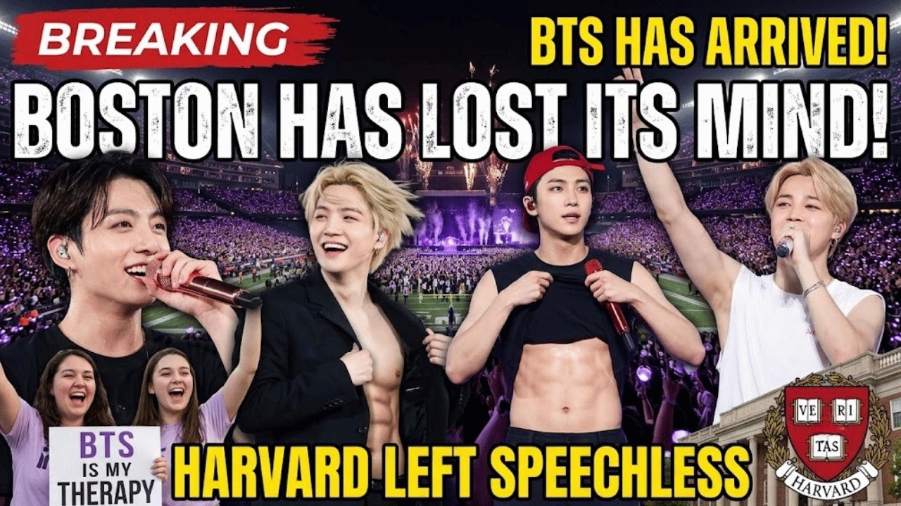 Z ostatniej chwili: BTS podbijają Ivy League &ndash; pierwszy koncert w Bostonie wprawił wszystkich w o...
