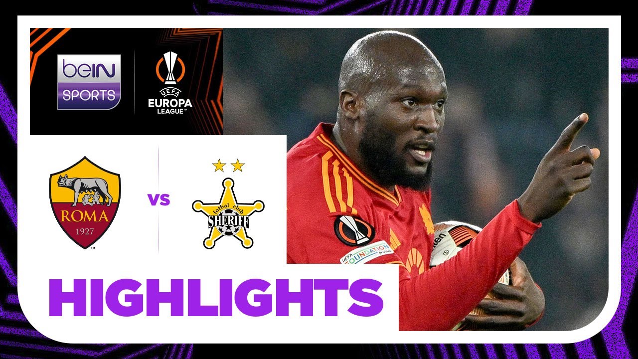 Roma v Sheriff Tiraspol | UEFA Europa League 23/24 Match Highlights