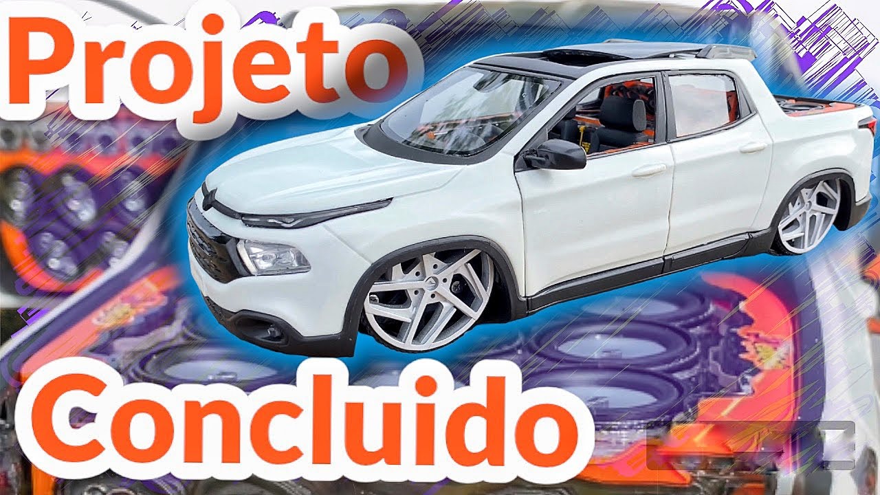 Fiat Toro trio goiano miniatura realista PARTE FINAL