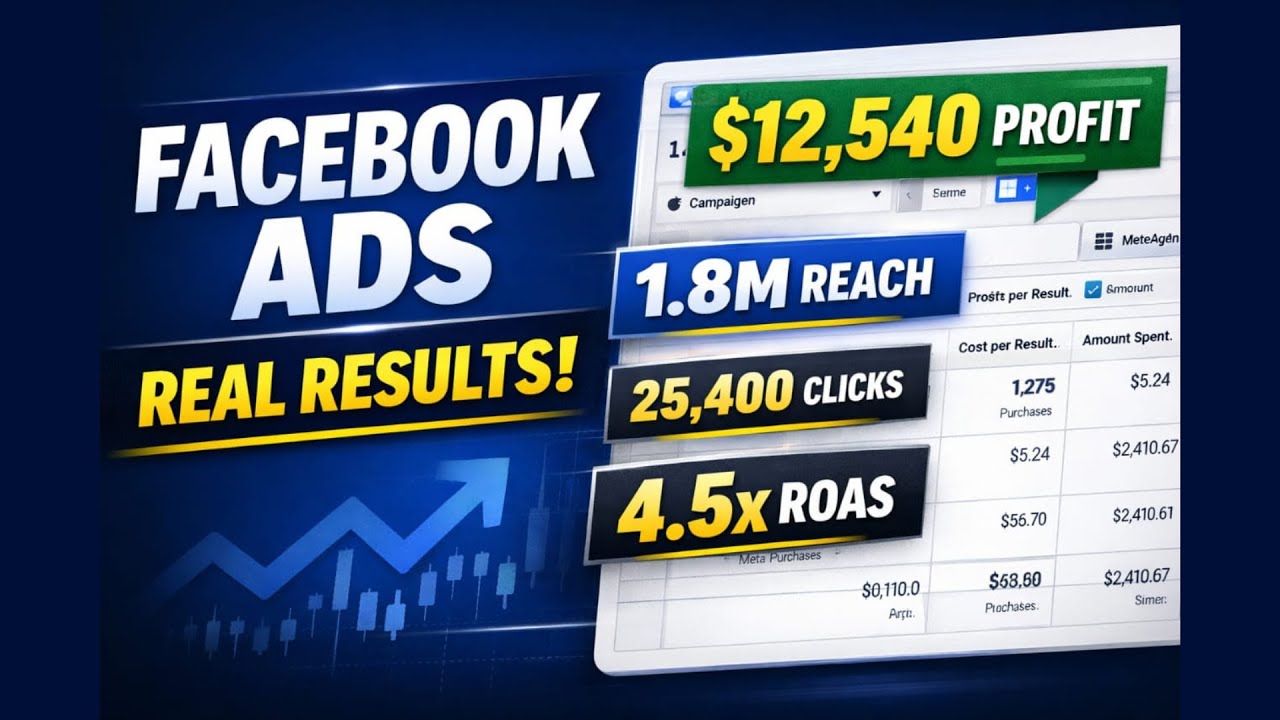 Facebook Ads Real Results | Meta Ads Campaign Setup & Optimization (2025)-(2026)