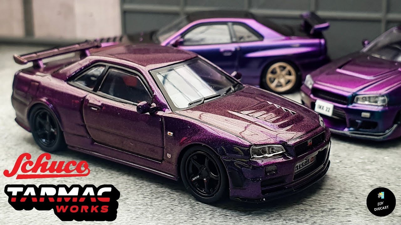Nissan Skyline GT-R R34 Nismo Z Tune by Tarmac Works X Schuco | UNBOXING and REVIEW