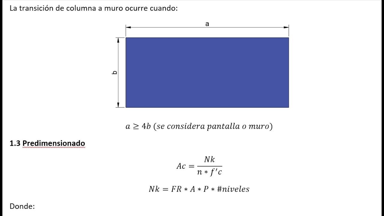 1.PREDIMENSIONAMIENTO DE COLUMNAS