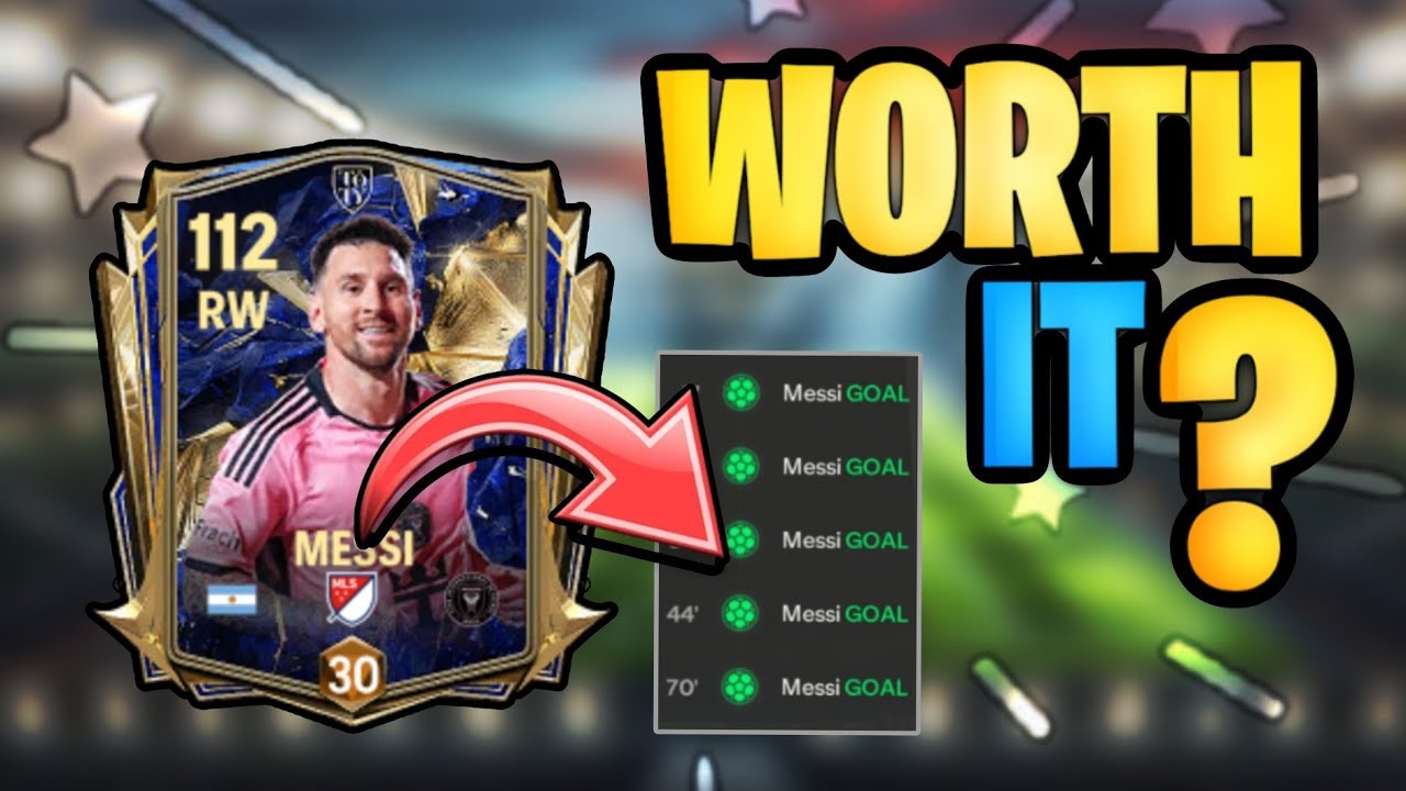 is Messi 107 Worth It??.. | FC MOBILE
