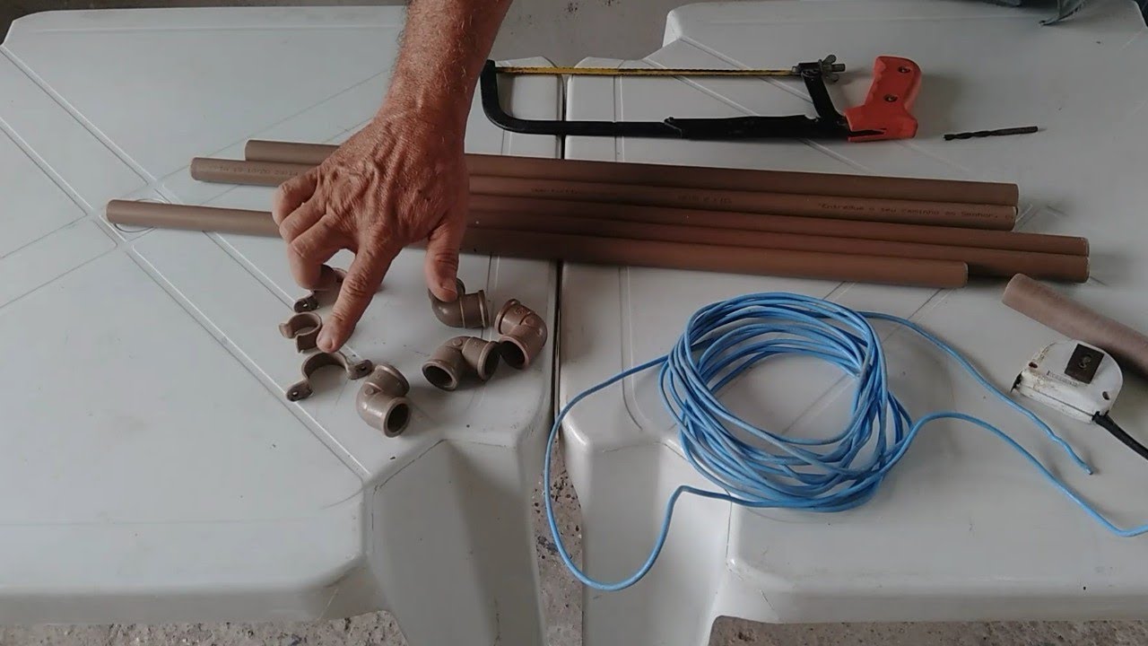 olha o que eu fiz com cano PVC!! #cano #pvc