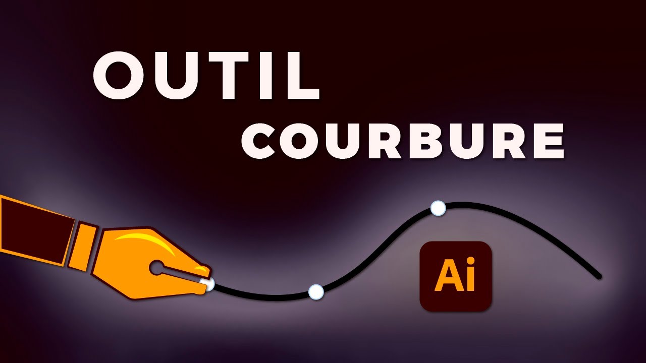 L'outil courbure dans Illustrator