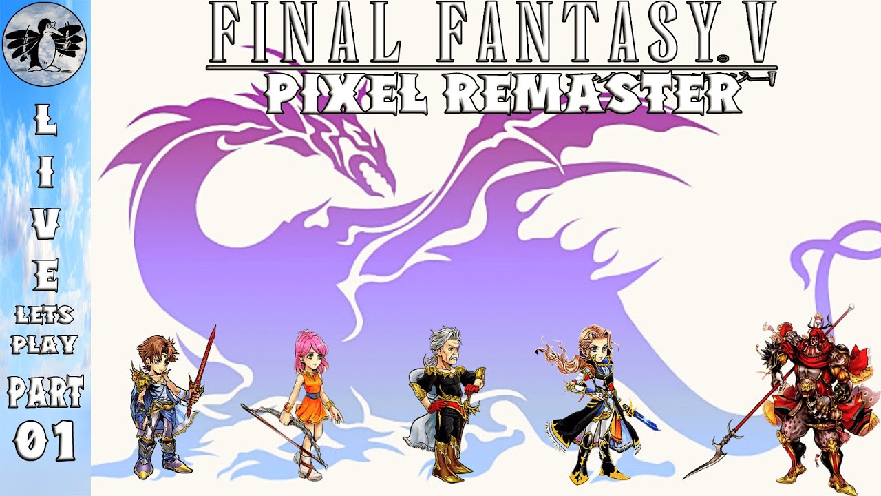 Let's Play Final Fantasy 5 Part 1 [PS5] FF5 Pixel Remaster (Blind)