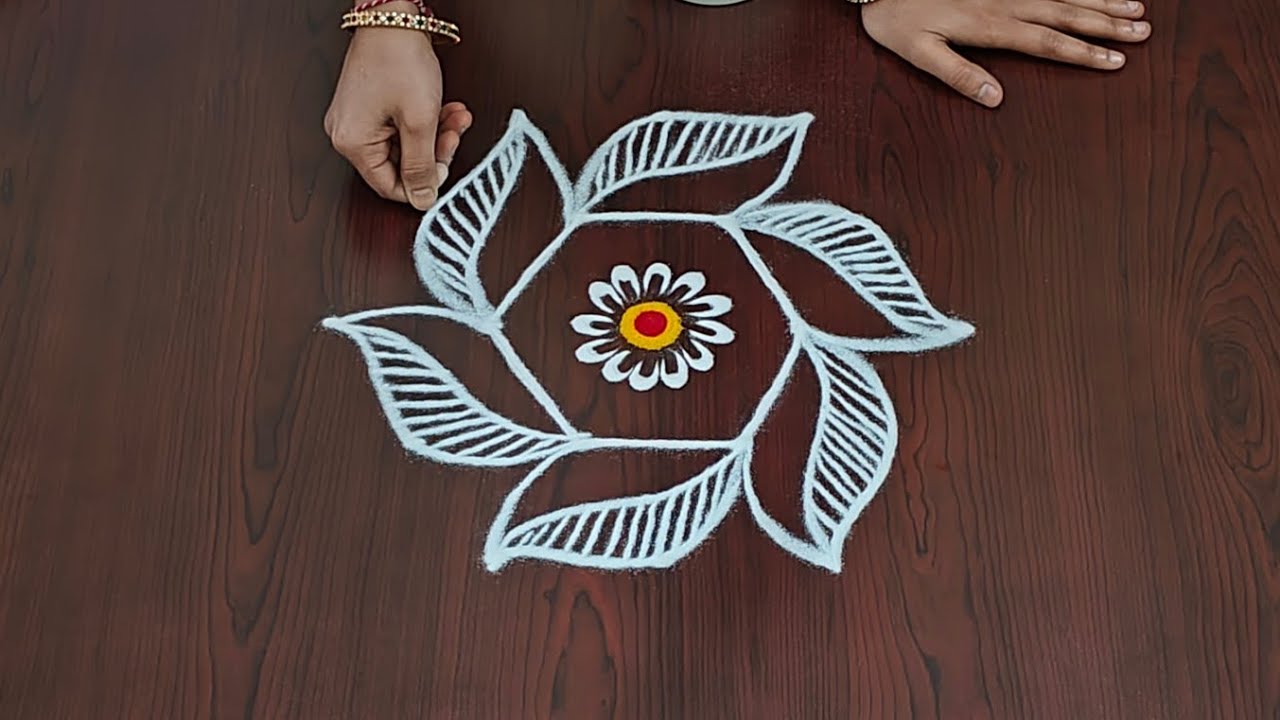 Easy Shivarathri muggulu|5×3dots maha shivarathri special rangoli|easy shanku kolam#Rang Kaa Rangoli
