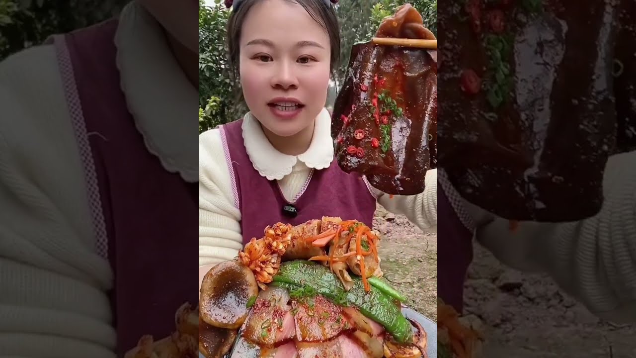 Susu Yummy Spicy Food Mukbang 😋 Eating Spicy Seafood With Fried Pork Belly And Green Vegetable #asmr