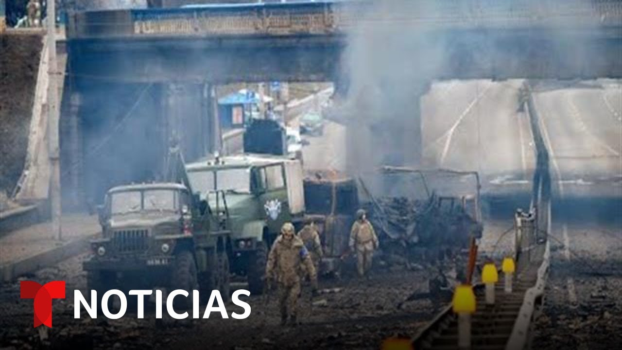 Invasión a Ucrania: se cumple un mes de los bombardeos rusos | Noticias Telemundo