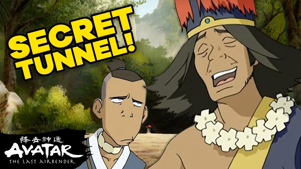 Sokka's SECRET TUNNEL Song Sing-Along 🎶 Full Scene | Avatar: The Last Airbender