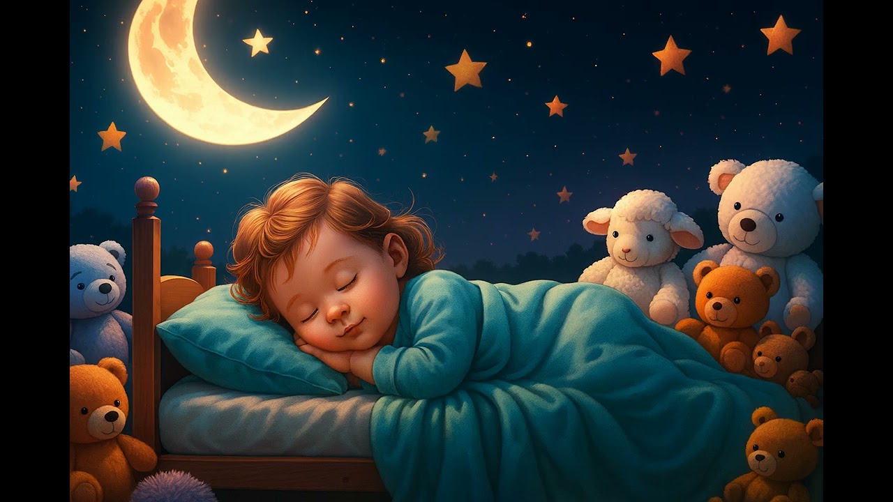 Der Mond passt auf dich auf 🌙 | Einschlaflied für Kinder | Sanftes Schlaflied