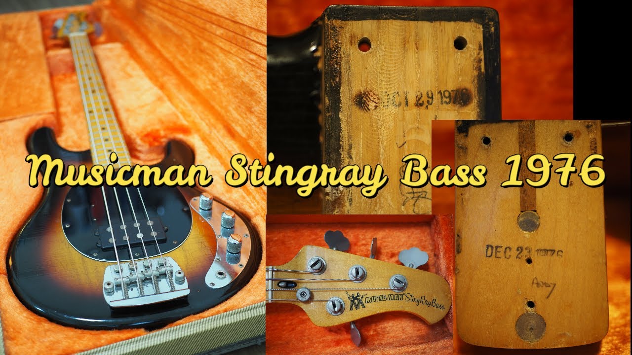 Musicman Stingray Bass 1976 sounds compare pre ernie