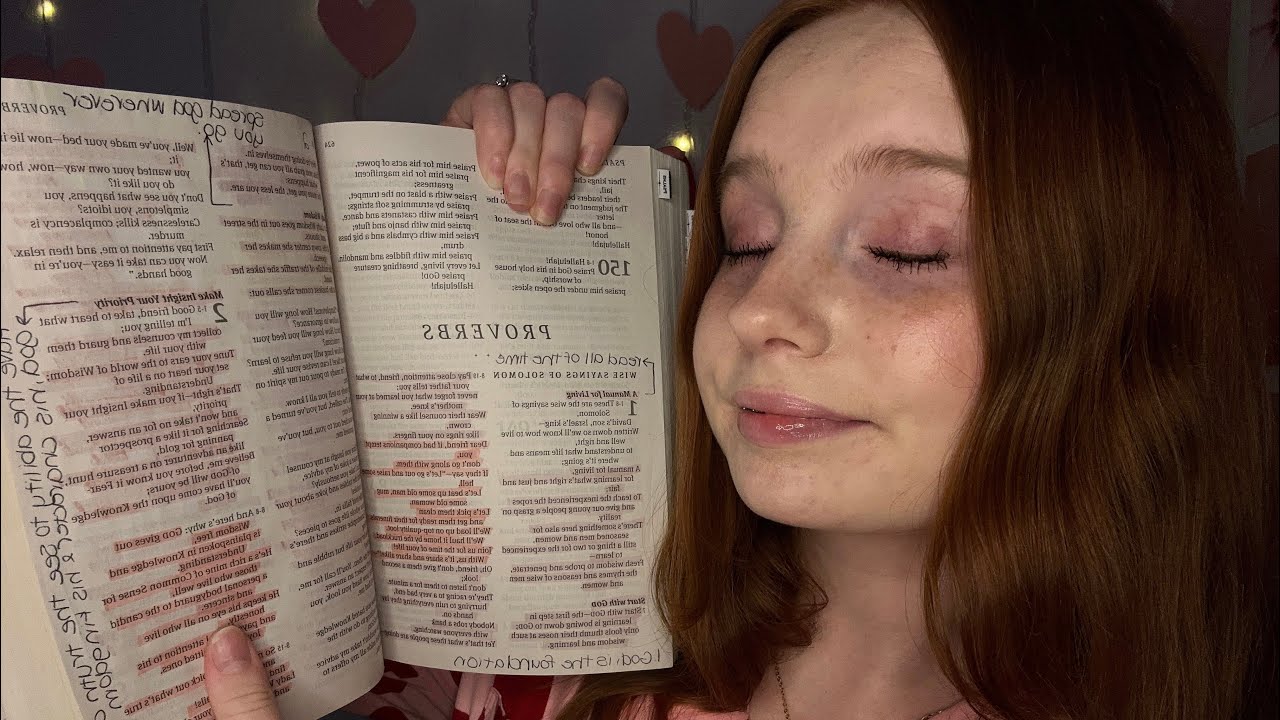ASMR Quiet Time With God 🌷 | Reading The Book Of Proverbs