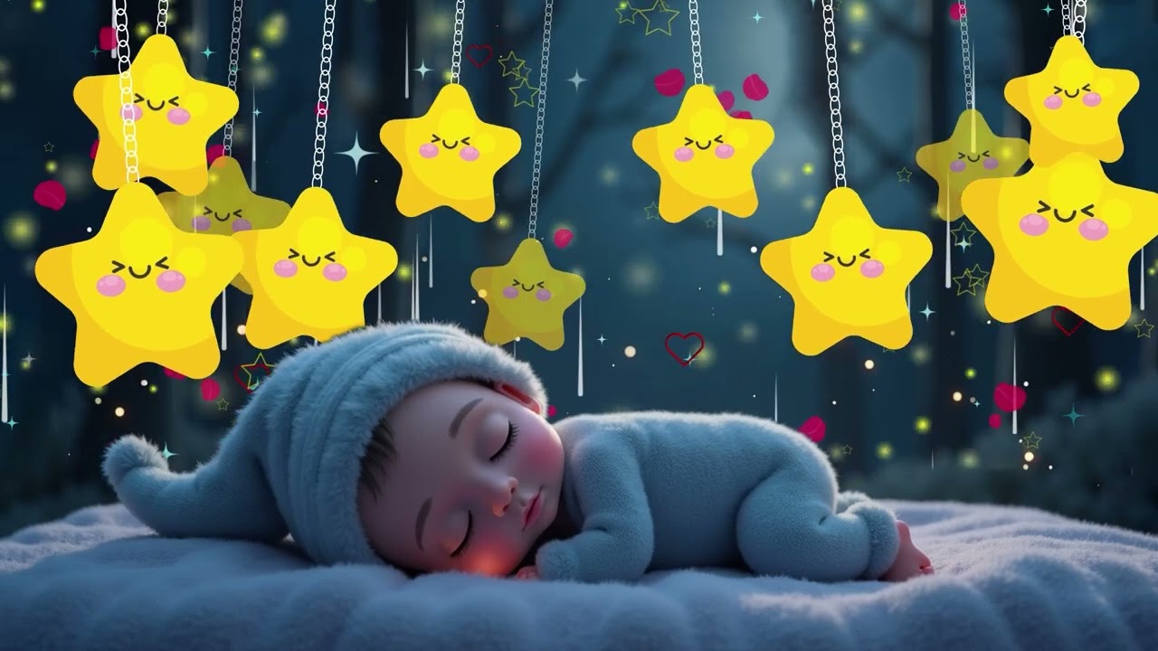 1 Hour Mozart’s Magic Lullaby 🌙  Continuous Baby Sleep & Brain Boost 🎶🧠