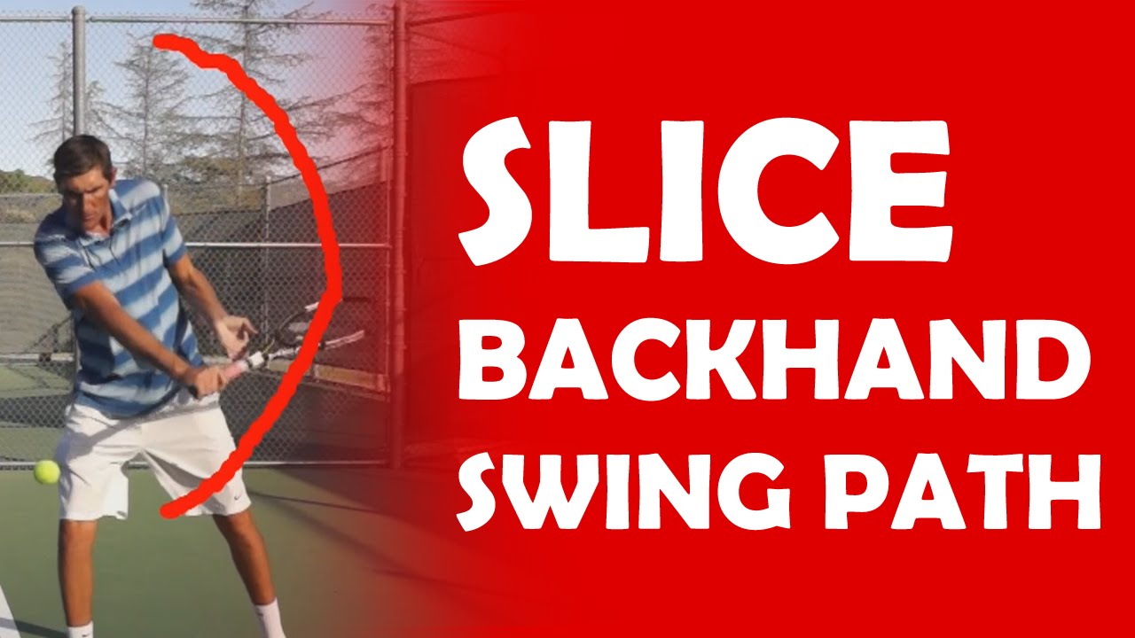 Slice Backhand Swing Path | SWING PATHS