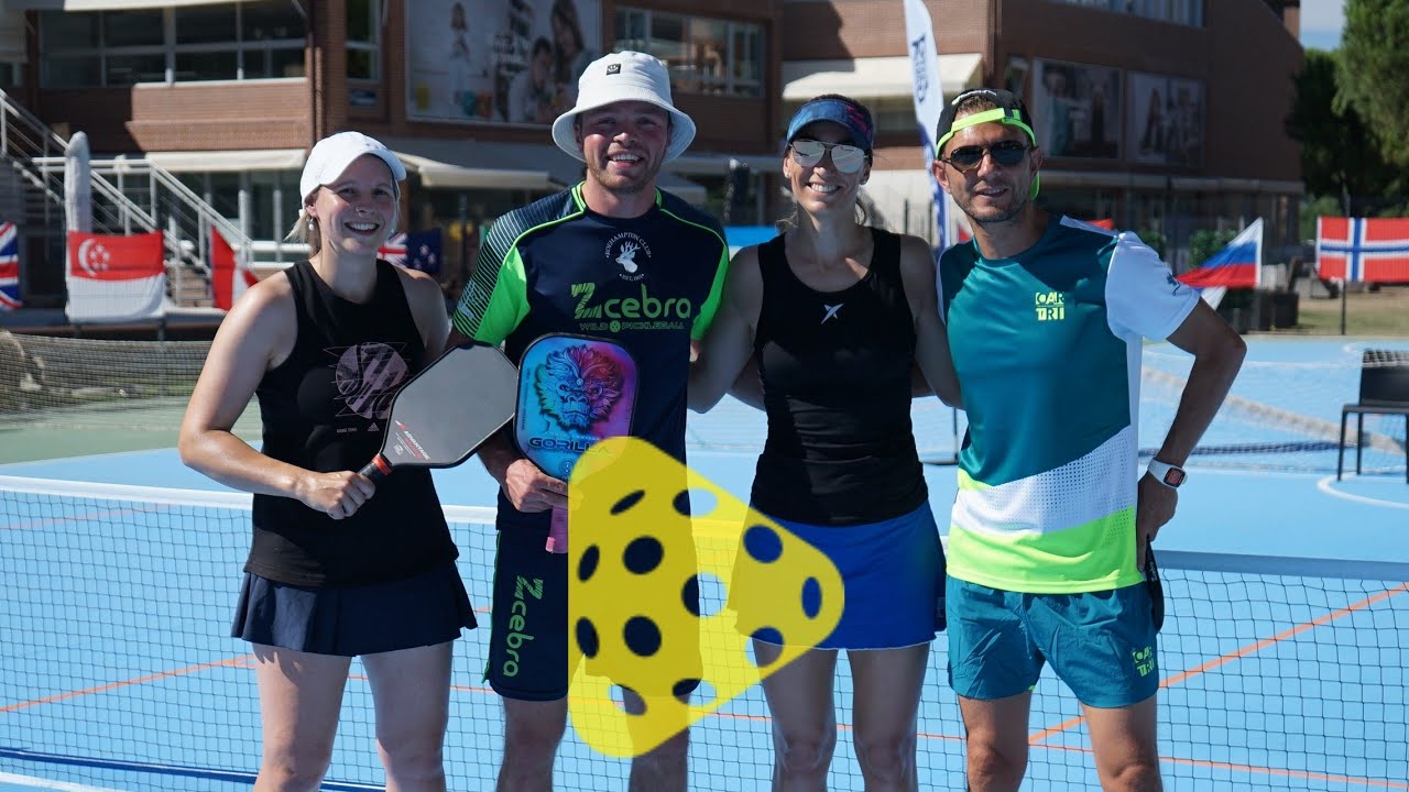 Louis Laville y Thaddea Lock contra Sabrina Méndez y Álvaro Prieto. Dobles 5.0 Spanish Open