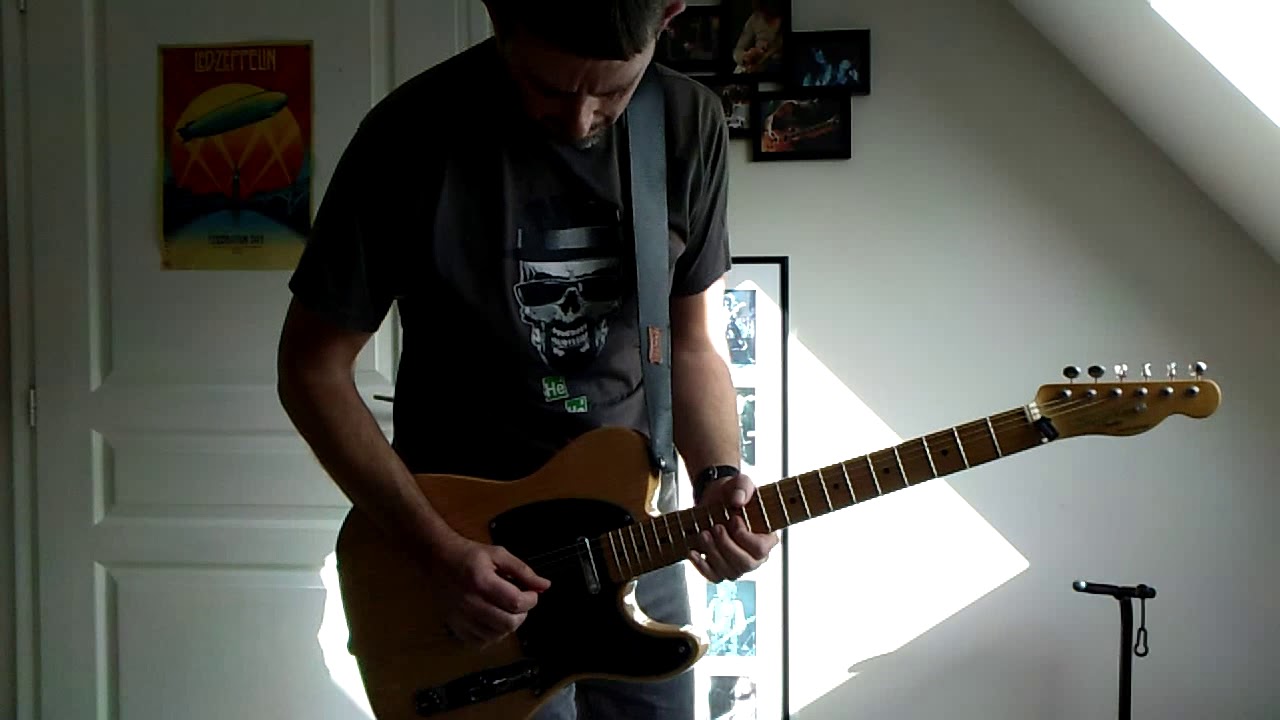 The Black Crowes - My Morning Song (slide guitar & solo cover)