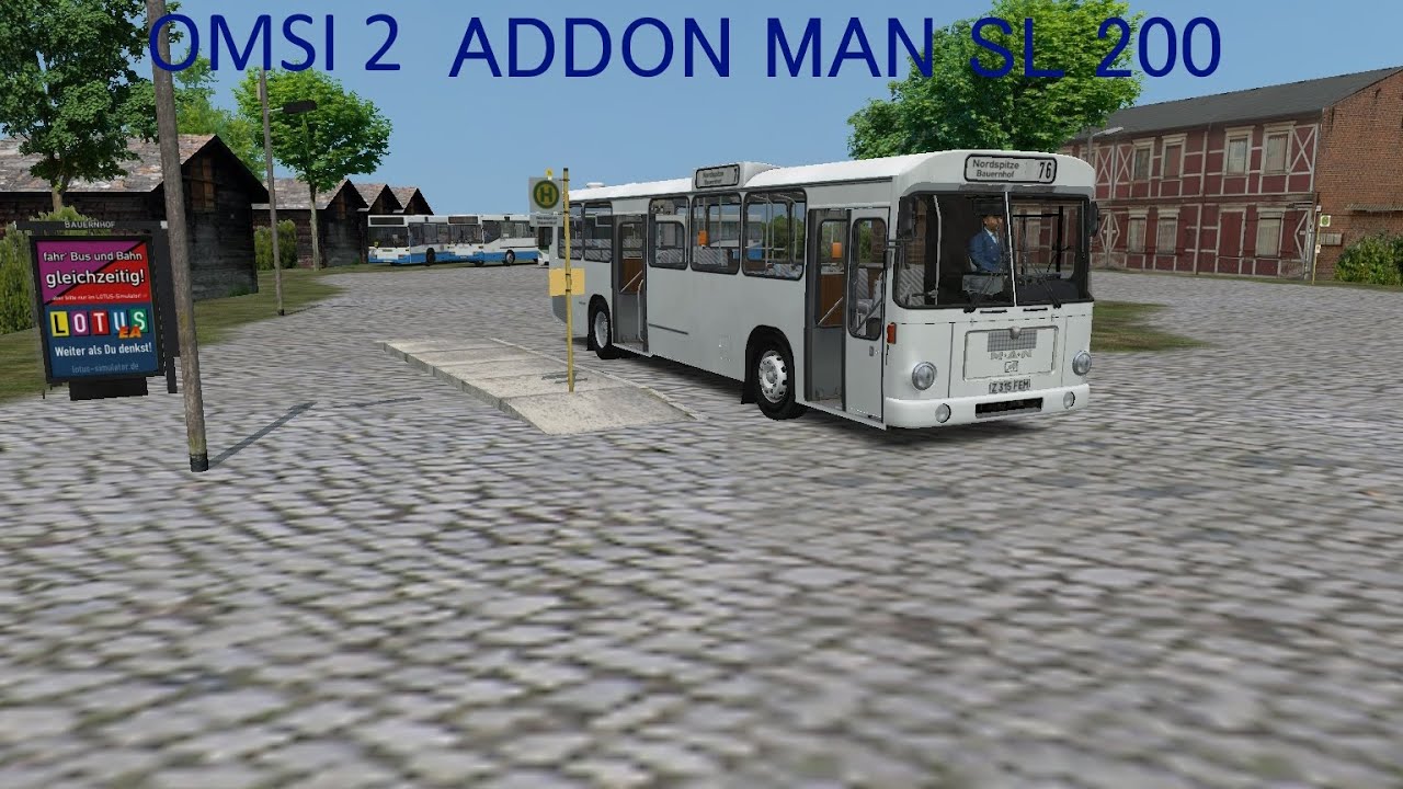 Omsi 2. Обзор на аддон MAN SL 200