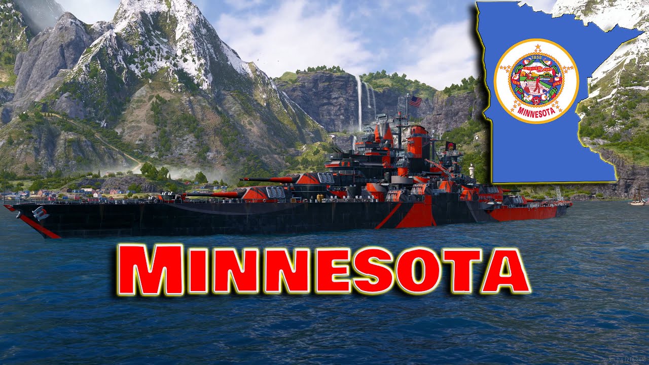 Meet The Minnesota! Tier 8 American Battleship (World of Warships Legends)