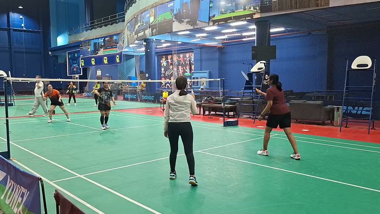 Berks Badminton KSA: Ver/Kristel vs. Arya/Peng