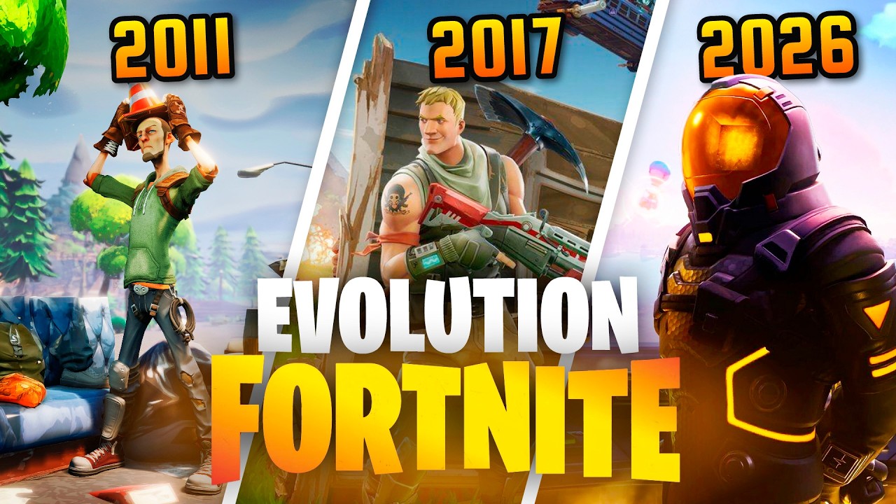 Evolution of Fortnite (2001-2026)