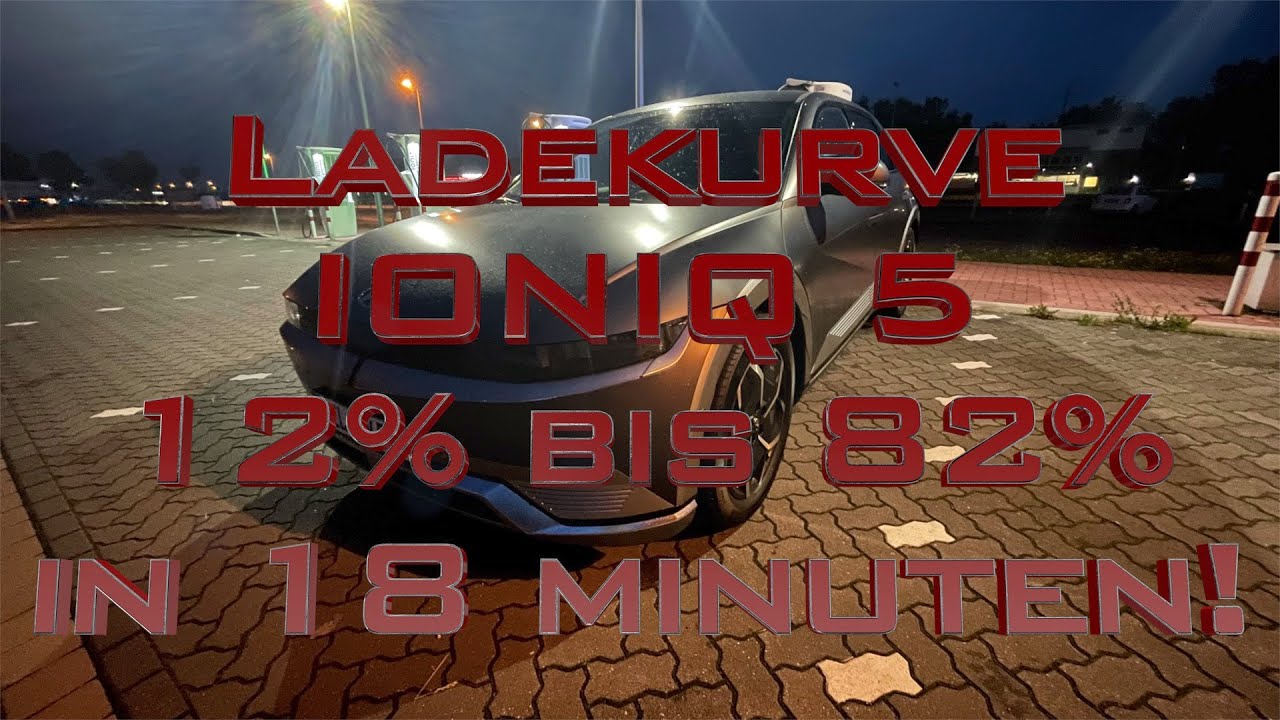 #Ladekurve Ioniq 5 - Von 12% bis 82% in 18 Minuten!!!