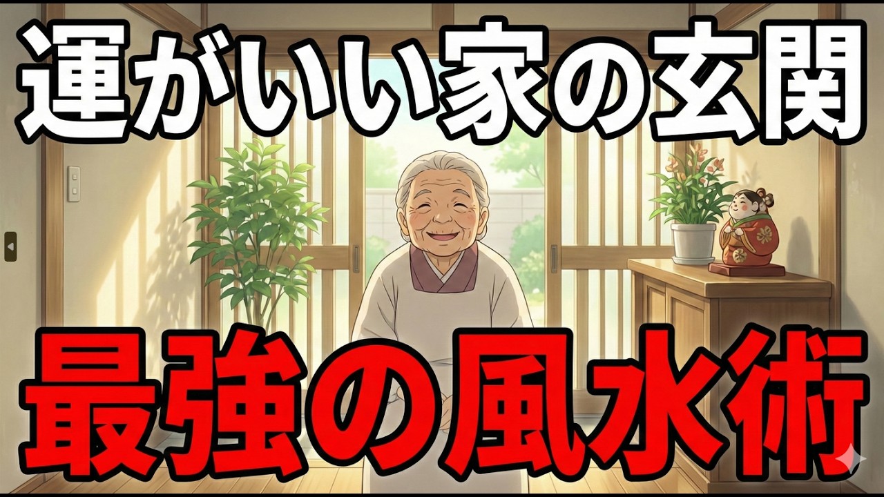 「運がいい家」の玄関に必ずあるもの。貧乏神を追い払い、金運と健康を呼び込む最強の風水術。