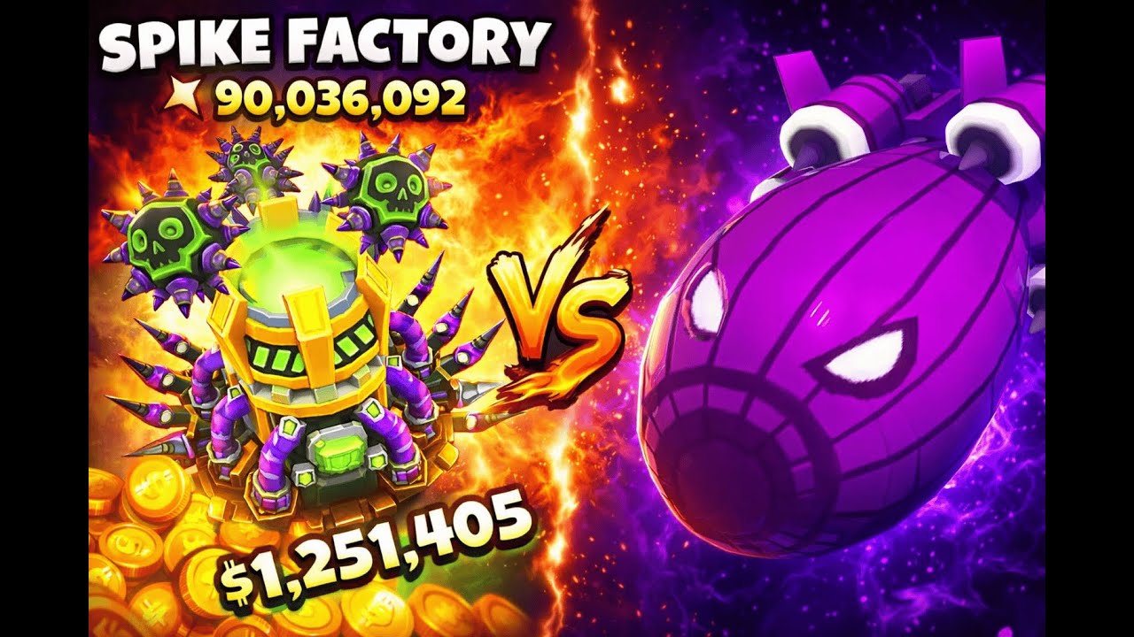 Can 1 Spike Factory Beat ALL BLOONS?