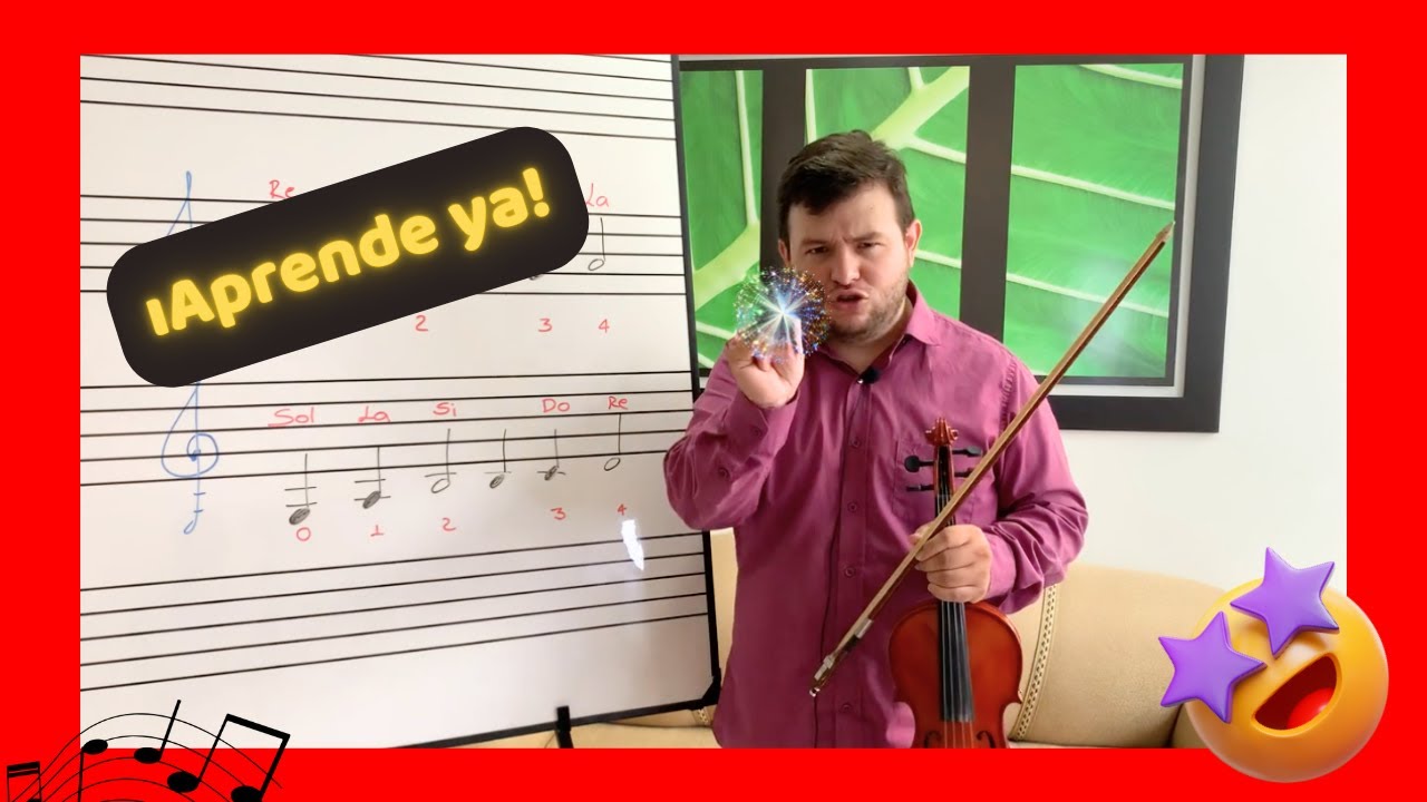 🤩 como LEER el PENTAGRAMA de VIOLIN🎻