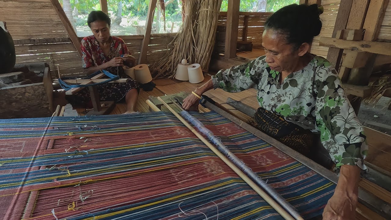 An authentic IKAT hand Weaving Mill Flores