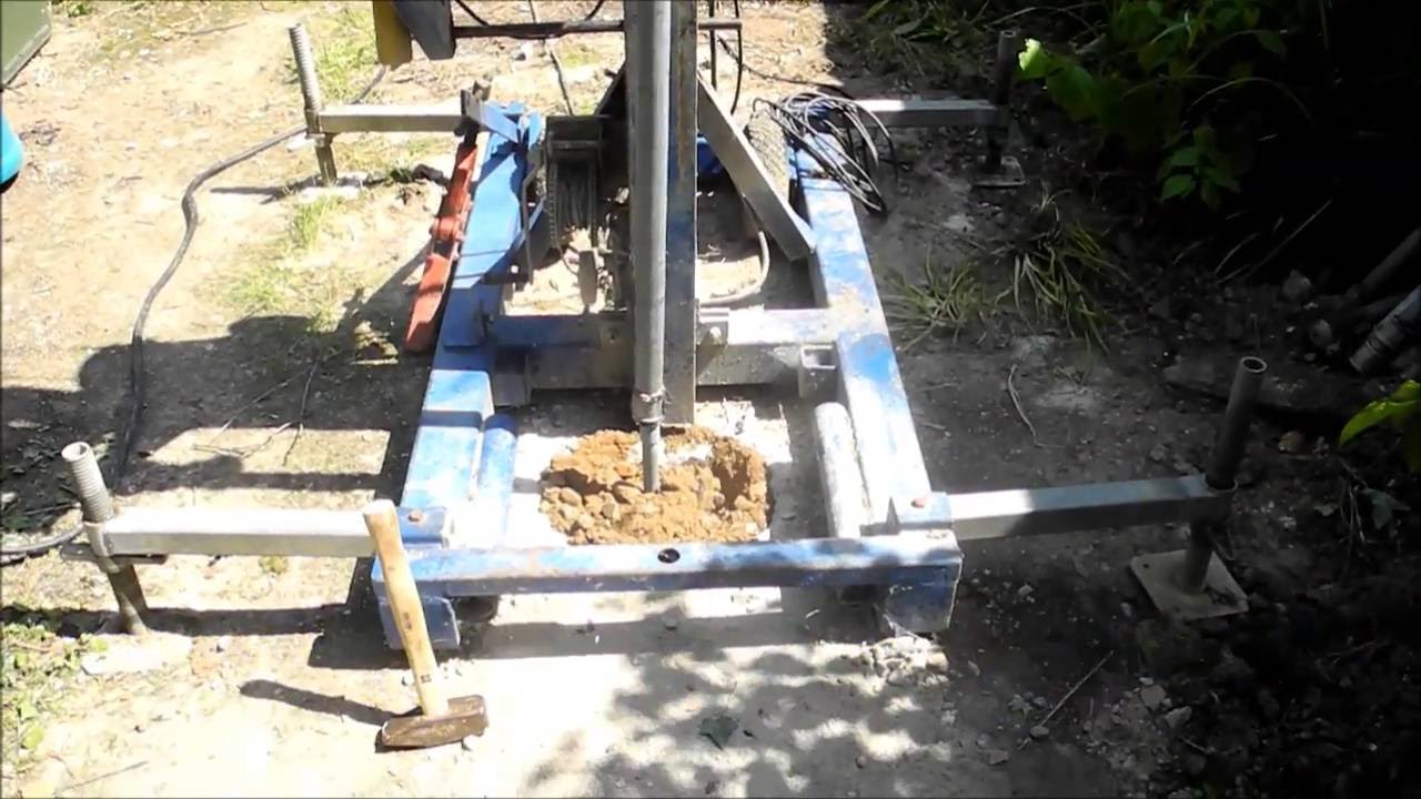 Brunnenbohren mit dem BST Spülbohrgerät