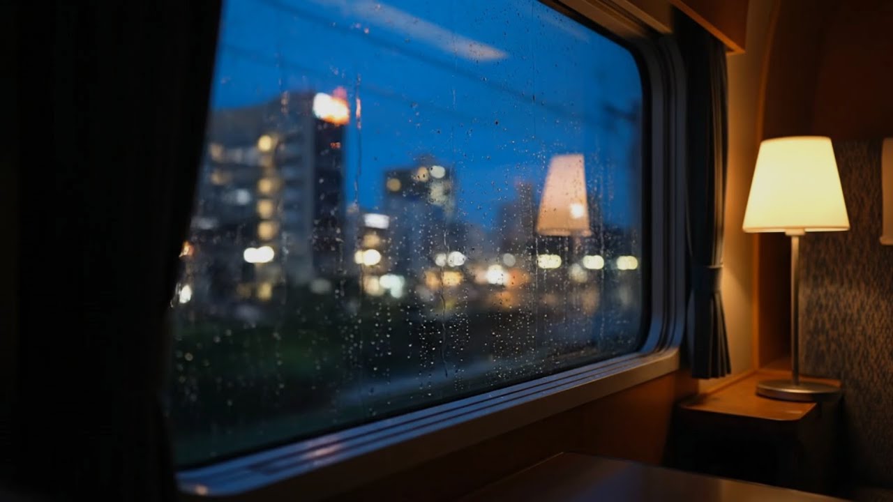 Night Train Lofi 🚆 Rainy Window Beats for Deep Focus & Study