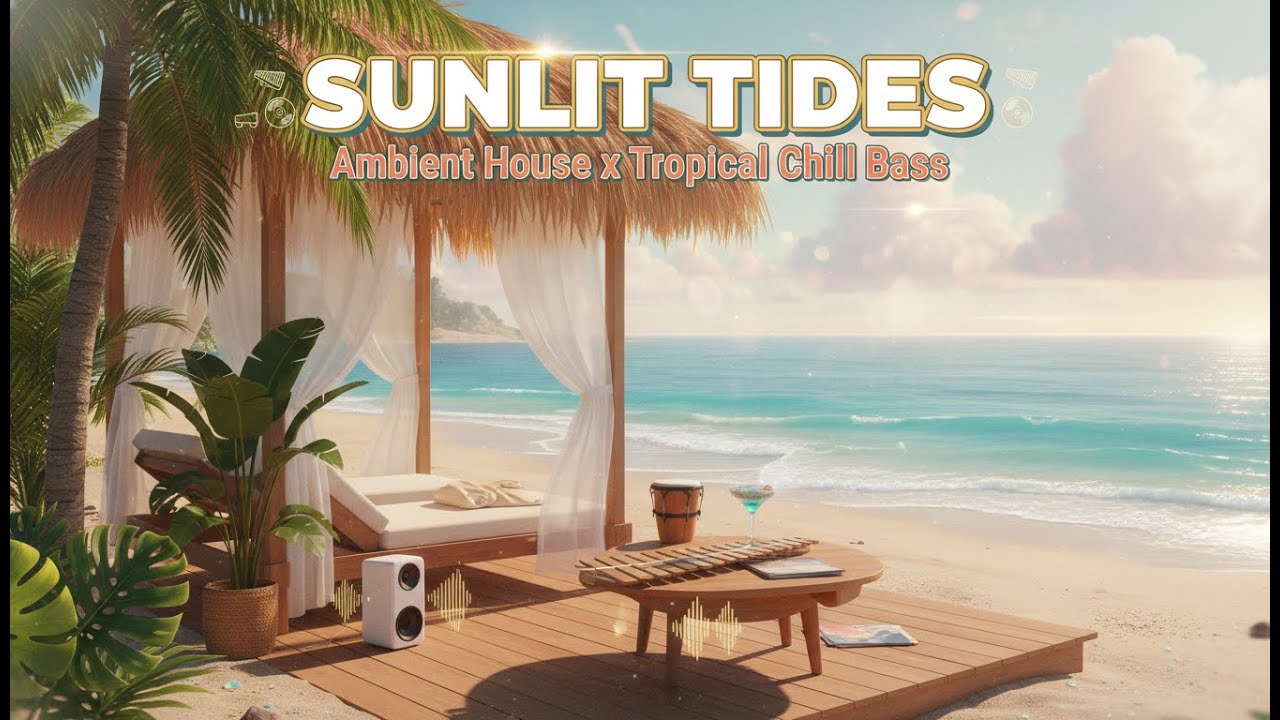Sunlit Tides | Relaxing Ambient House x Tropical Chill Bass Mix