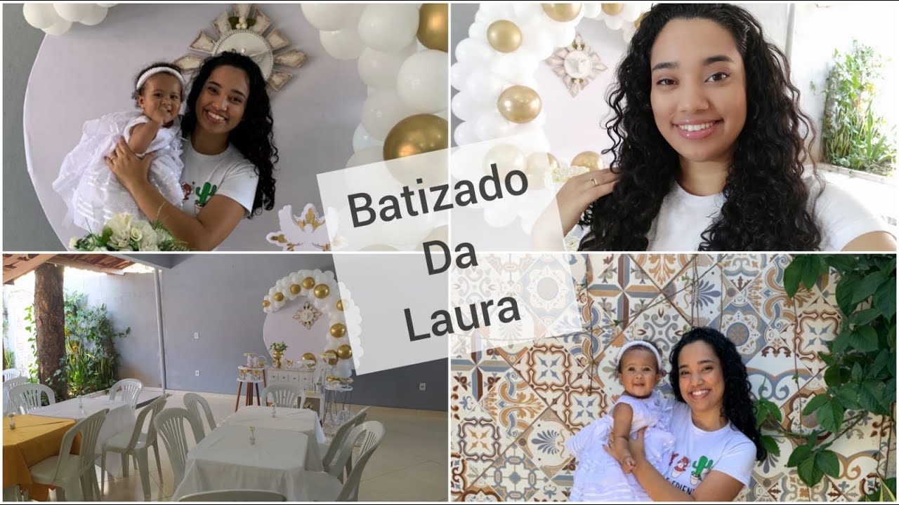 BATIZADO DA LAURA/DECORA&Ccedil;&Atilde;O/ALMO&Ccedil;O#batizado #laurahelena #almo&ccedil;o