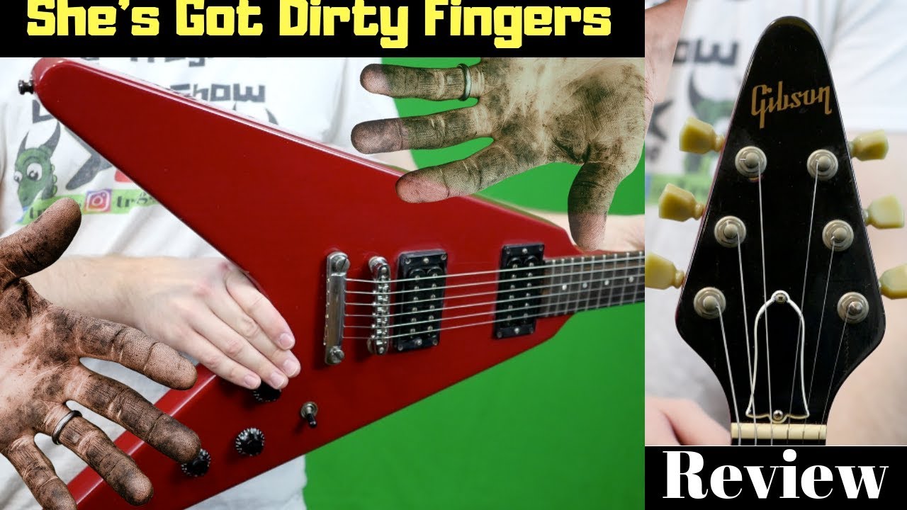 She's Got the Dirty Fingers | 1984 Gibson Alder Flying V Red | Review + Demo