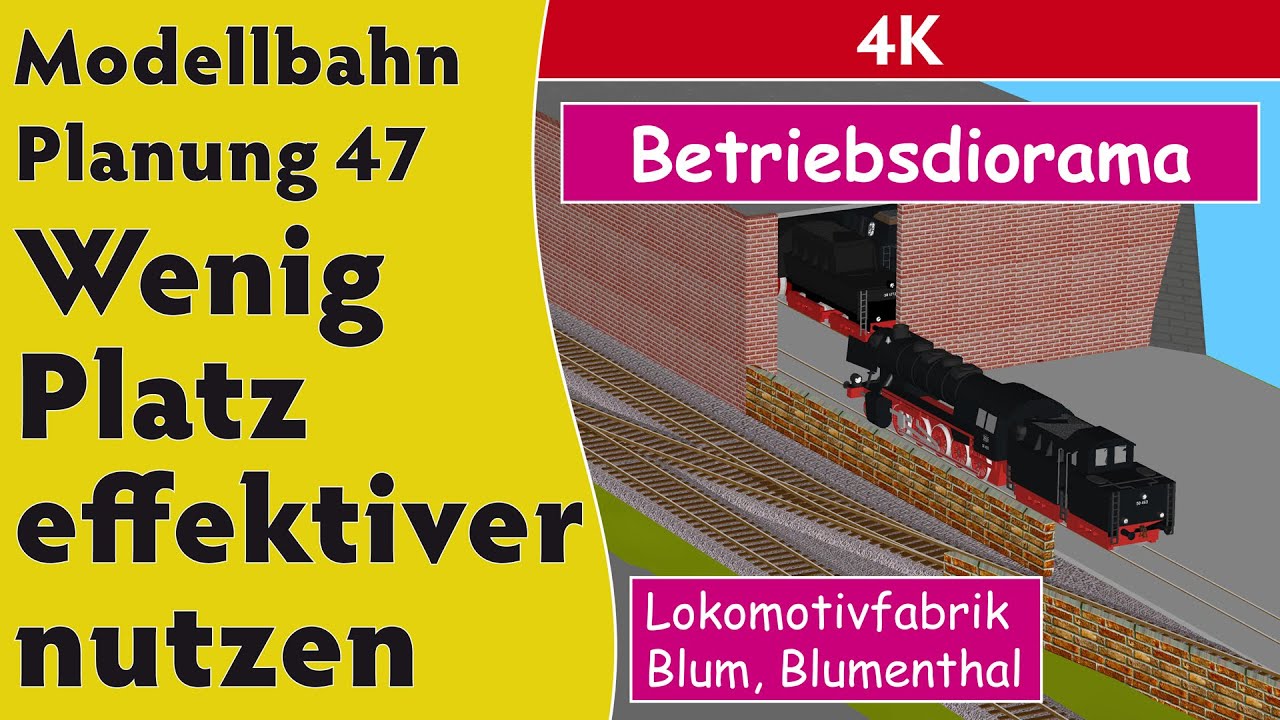 4K – Modellbahn Planung Teil 47 – wenig Platz effektiver nutzen