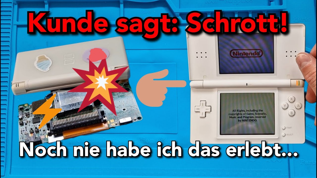 Kunde sagt: GEHT NICHT! - DS Lite Reparatur