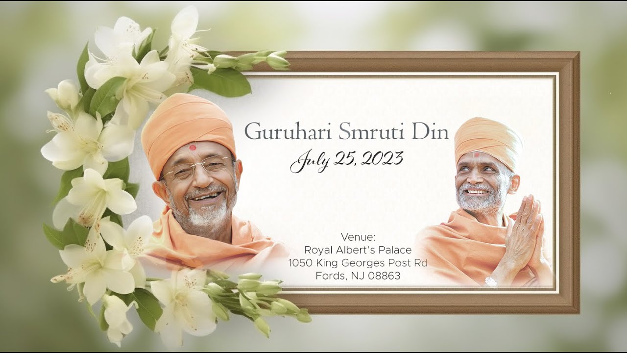 Guruhari Smruti Din - Edison, New Jersey - July 25, 2023