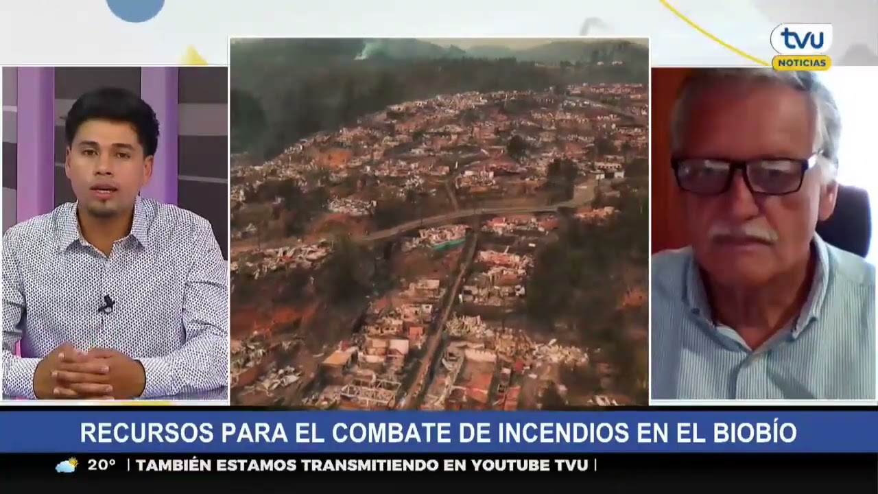 Temperatura y humedad favorecen combate de seis incendios en Biobío