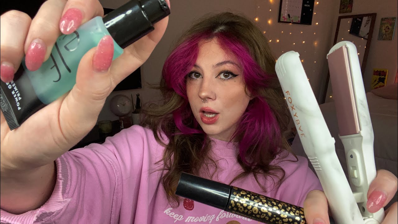 ASMR FASTEST MAKEUP, HAIR, NAILS, EYEBROWS💄💇‍♀️ (fastest appointments)