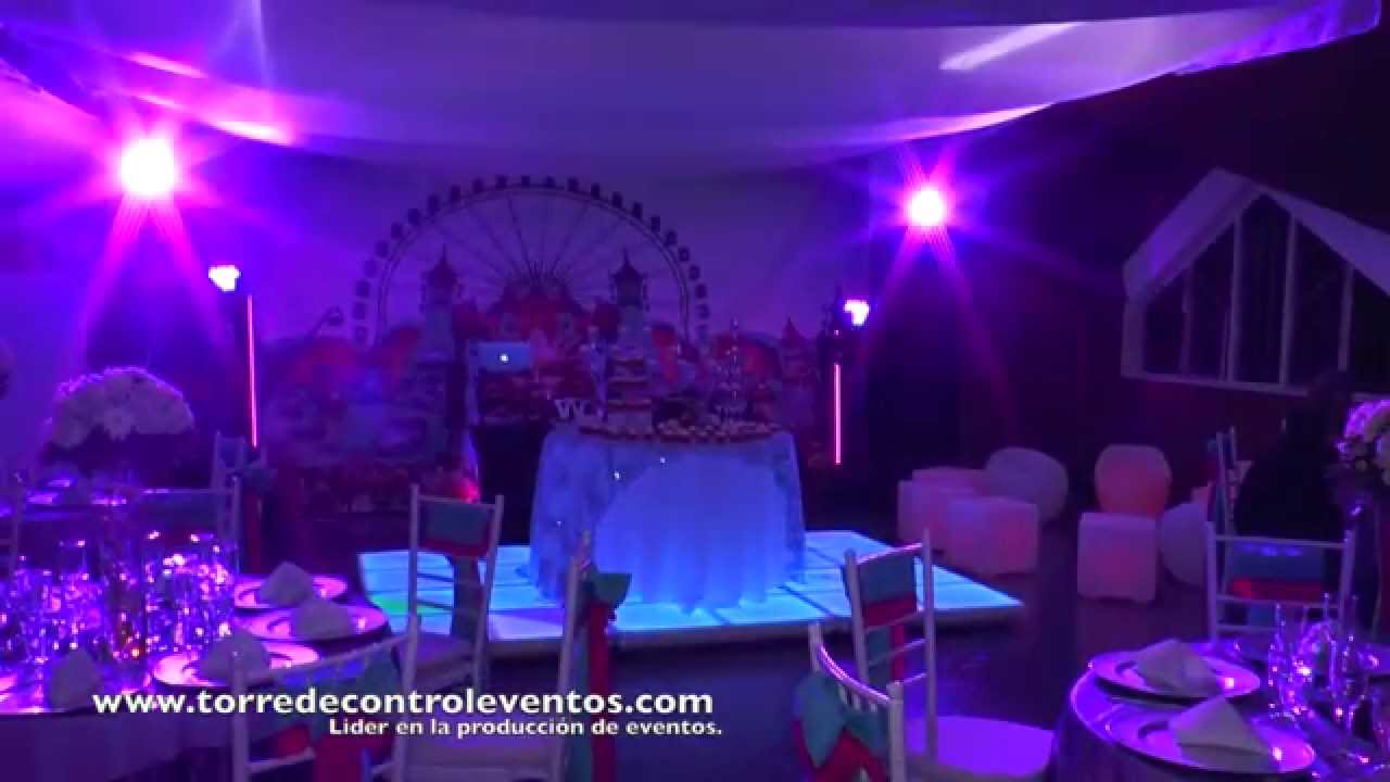 Fiesta Tematica Neon tomorrow land e Invierno 15 años