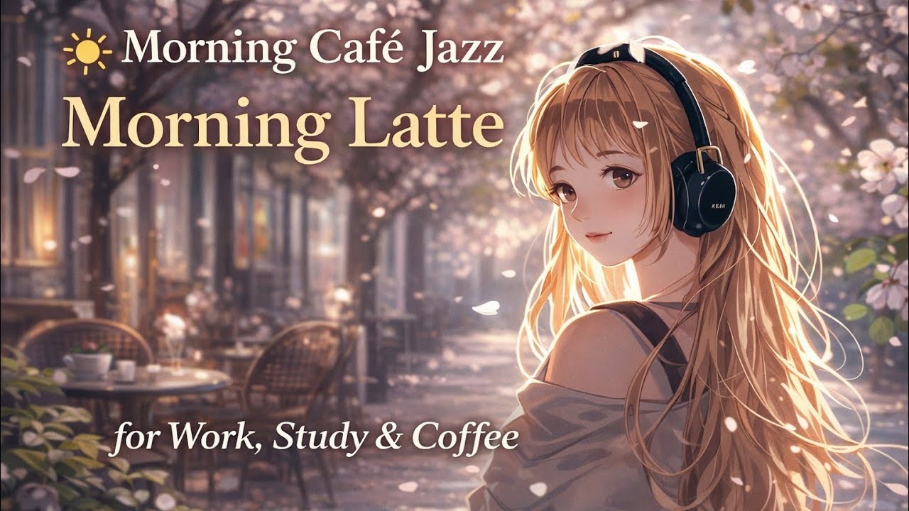 ☀️ Morning Café Jazz | Morning Latte | Music for Work, Study & Coffee | Lunora Flow Vol.01