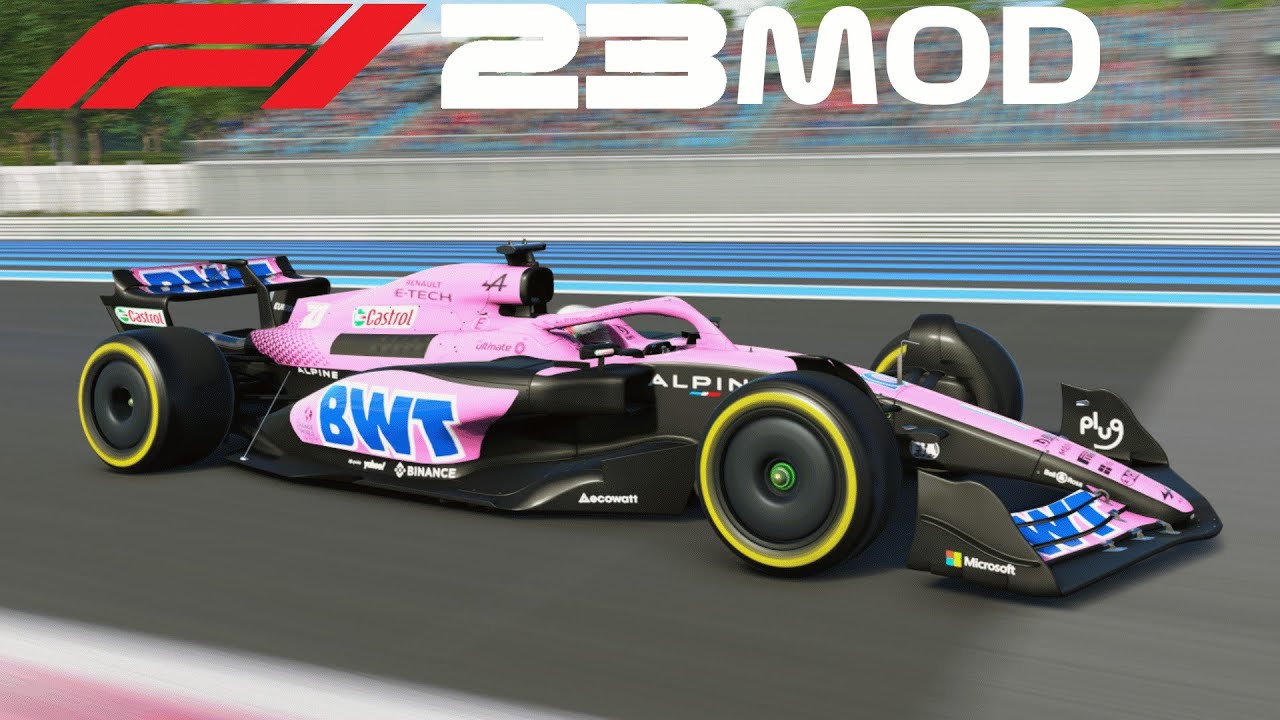 PIERRE GASLY PINK ALPINE GAMEPLAY (an F1 23 Mod)