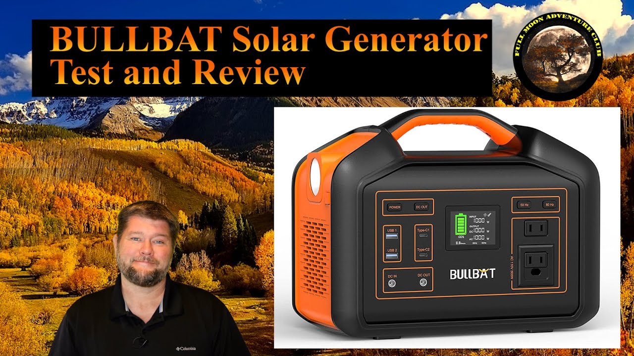 BULLBAT 500 Watt Solar Generator Review and Test