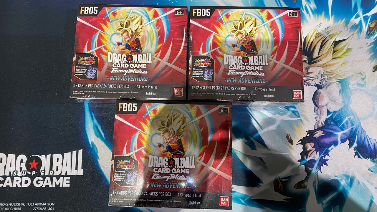 Dragon Ball Super Fusion World New Adventure FB05 Booster Box Opening