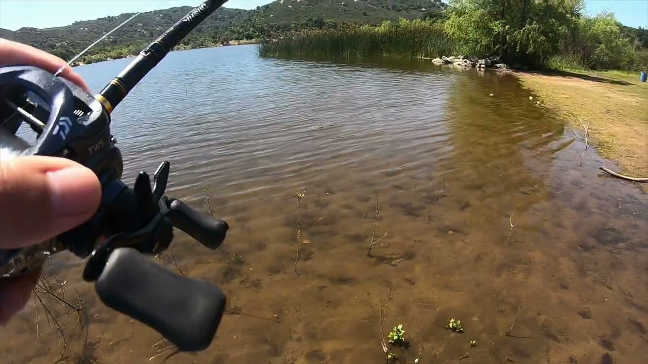Fishing a Zoom Speed Craw in a Public Lake